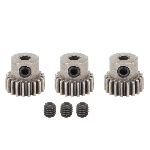 3 pezzi pignone Modulo 0,6 foro Ø3,175 mm 17 denti acciaio 2