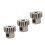 3 pezzi pignone Modulo 0,6 foro Ø3,175 mm 17 denti acciaio 12