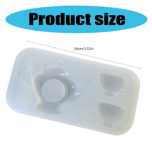 Practical Silicone Mold Liquid Sand Teapot Accessories Mould 2