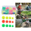 60Pcs Fishing Float Set Plastic Round Shape Water Bubble Float 2