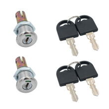 2Pcs Cabinet Insert Linkage Drawer Lock Zinc Alloy Cabinet