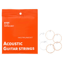 6Pcs High Carbon Steel Core Guitar Strings Folk Guitar String