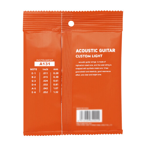 6Pcs High Carbon Steel Core Guitar Strings Folk Guitar String 1