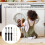 Adjustable Anti Vibration Bars Washing Machine Stabilizer for 4