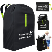 Stroller Travel Bag for Airplane, Large 120x63x43CM Portable Buggy Cover with Adjustable Straps for Infant Pushchairs