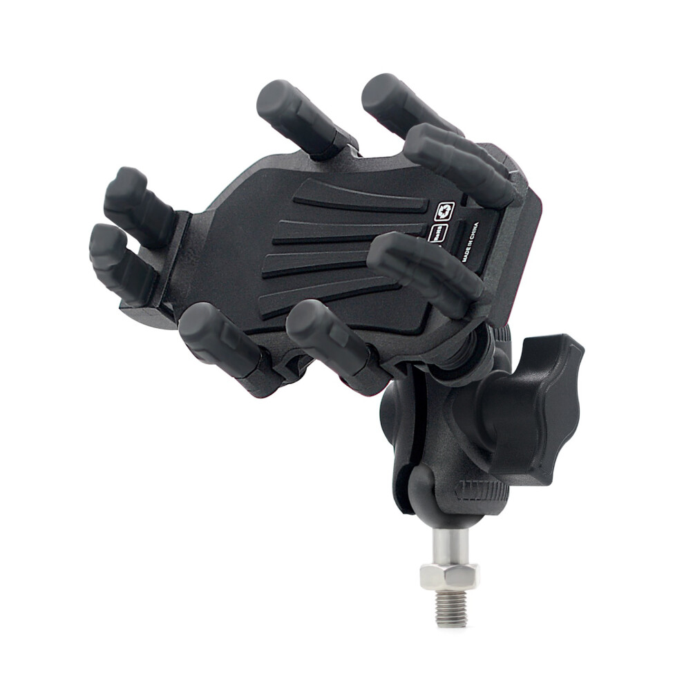 Motorcycle Phone Mount Holder 360 Adjustable Vibration Dampener Black 6941349001430