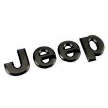 Matt Black Jeep 3d Badge Stick On for Front Grill Bonnet Badge Emblem Bonnet Or Rear Tailgate