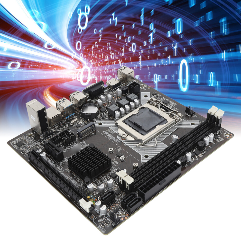 H81 Ddr3 Motherboard For Lga1150, 16Gb Ram, Gigabit Lan, Vga 6951349002009