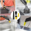 Σετ αξεσουάρ ατμοκαθαριστή για Karcher, σετ στρογγυλών βουρτσών 5