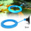 3PCS Blue/Black Plastic Fish Feeder Ring for 1m Tanks, 5.4cm 3