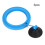 3PCS Blue/Black Plastic Fish Feeder Ring for 1m Tanks, 5.4cm 5