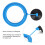3PCS Blue/Black Plastic Fish Feeder Ring for 1m Tanks, 5.4cm 4