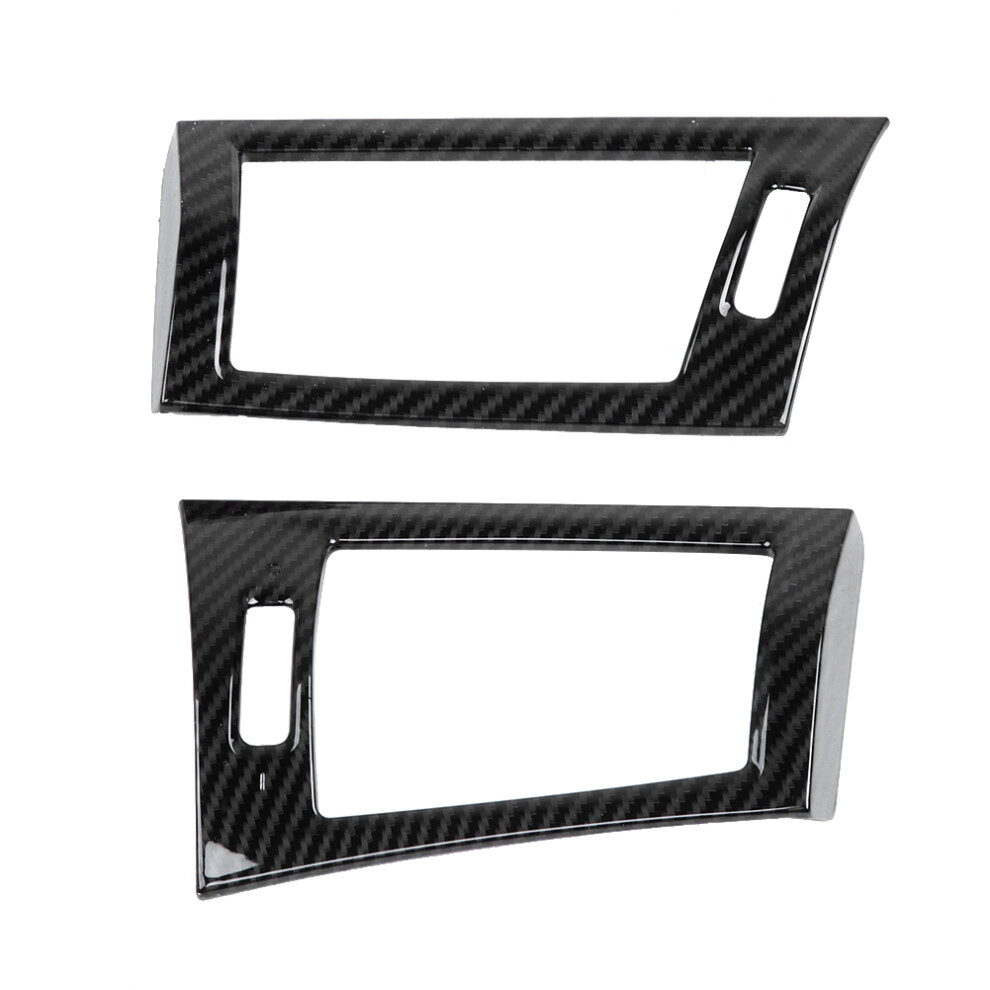 2Pcs Carbon Fiber Texture Side Air Vent Outlet