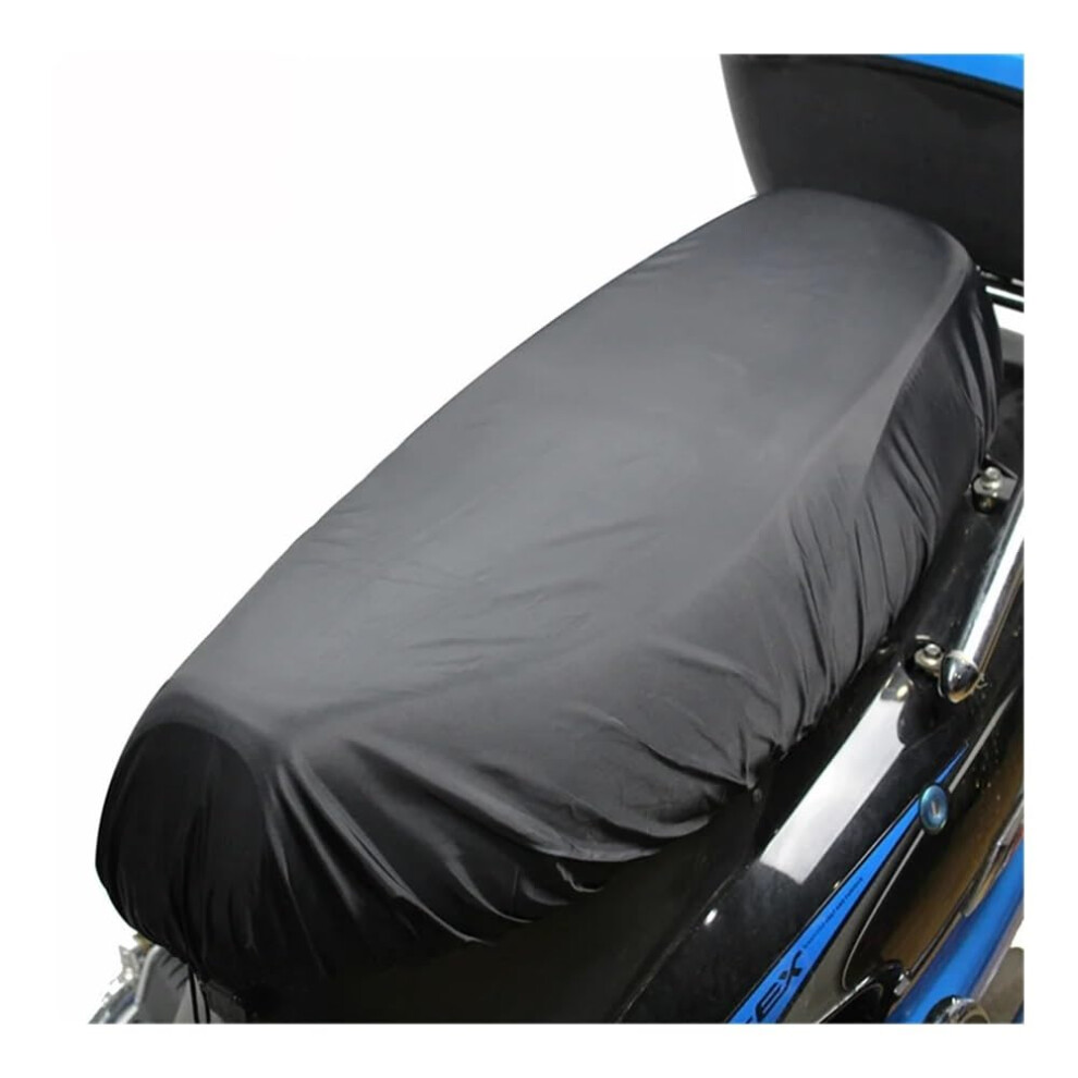 Motorcycle Seat Pad Waterproof Cover Xxl 210D Flexible Universal Saddle Protector Dust Uv Sun Resistant Black 9016109795250