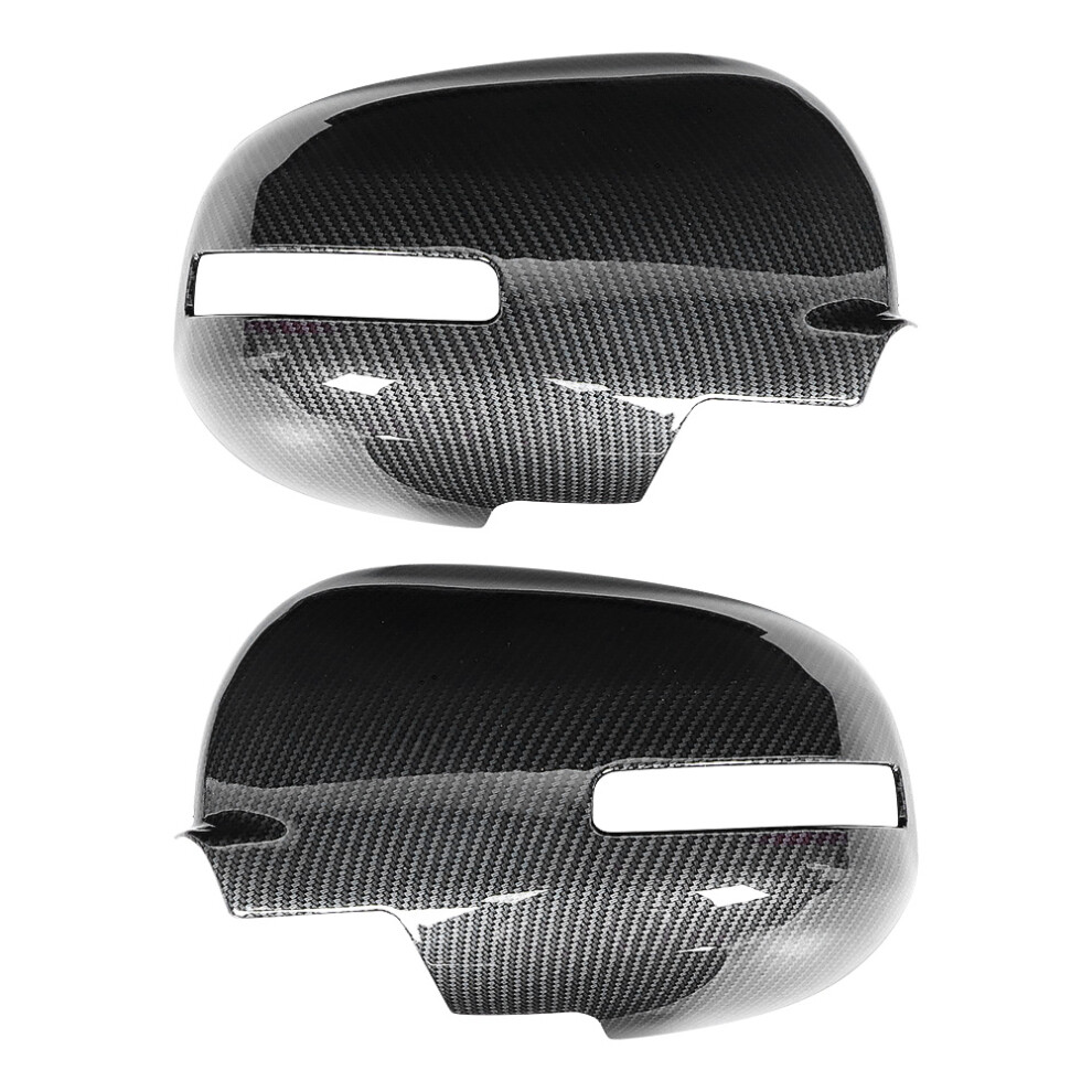 Left Right Rearview Mirror Cover Carbon Fiber 8320539119397