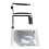 Hard Disk Mounting Bracket PVC Easy to Install SSD 10
