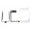 Hard Disk Mounting Bracket PVC Easy to Install SSD 1