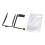 Hard Disk Mounting Bracket PVC Easy to Install SSD 6