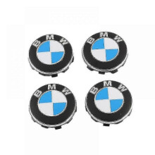 4-piece Car Wheel Cover, Bmw Logo 56mm Wheels, Center Wheel Cover Rim Logo Blue And White Rim Badge