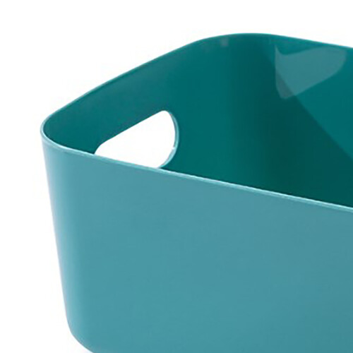 Bac de rangement en plastique - Grande capacité, Taille S, Vert 2