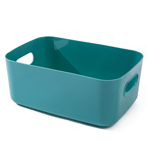 Bac de rangement en plastique - Grande capacité, Taille S, Vert 1