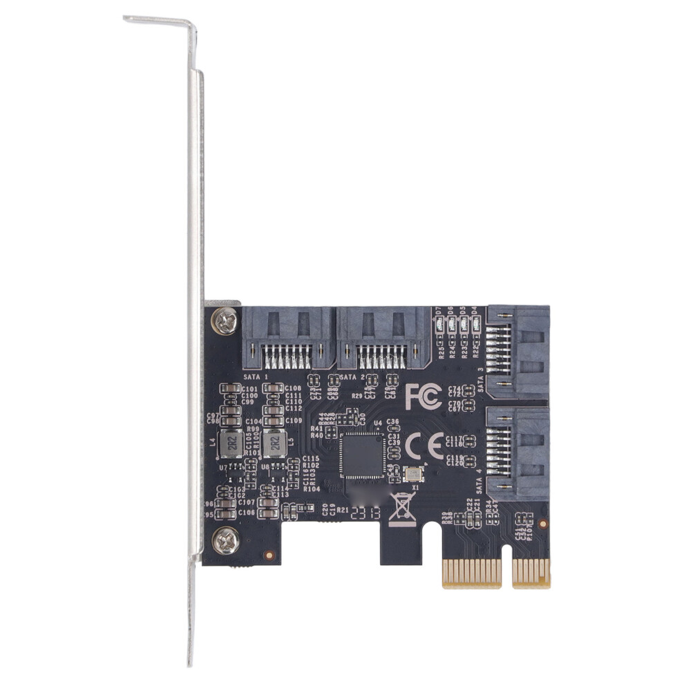 Pcie 3.0 X1 To 4 Port Sata3 Adapter Card 8320539119816