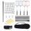 4 Player Badminton Set with Rackets Poles Net 6