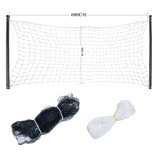4 Player Badminton Set with Rackets Poles Net