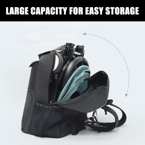 Multifunction Stroller Storage Bag Travel Backpack for Parents, Water Resistant, Multiple Compartments, Durable Design 2