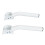 2 Sets Antenna Pole Mount Adjustable Wall Roof J 10