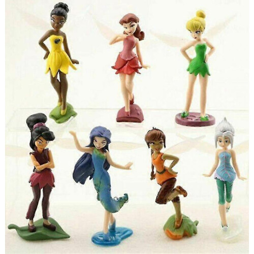 7 Pcs/set Clochette Clochette Fée Stand Action Figures Xma
