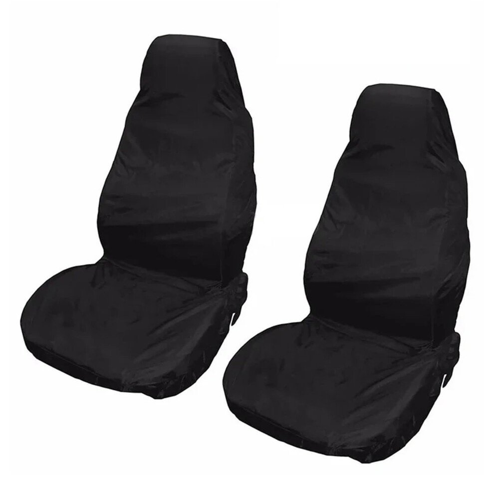Motorbike Seat Covers 2Pcs Universal Waterproof Front Seat Protectors Breathable Cushion Pads For Cars, Auto Seat Covers 9084446867084