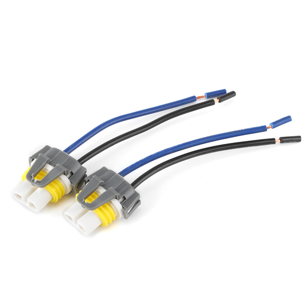 2Pcs H11/H8 Female Adapter Wiring Harness Socket Light 8320539120584