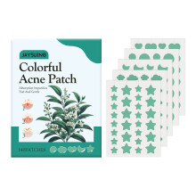 Patchs Anti-Boutons Verts Formes Irrégulières - Traite les boutons et les points noirs - Soin ciblé discret