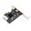 PCIe to PS/2 Adapter Card MCS9990CV Chip Built in 9