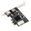 PCIe to PS/2 Adapter Card MCS9990CV Chip Built in 6