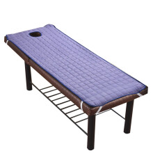 Massage Table Pad S190x80cm/75x31in with Face Hole, Thickened Padding for Comfort, Spa Massage Table Topper