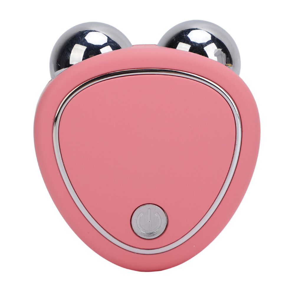 Pink Micro Current Facial Massager Rechargeable, Skin Tightening Device