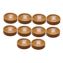 10pcs Felt Slip Coasters Furniture Pads for Piano Feet, Skid-Resistant Protection, 4 Inch Round, Durable Material