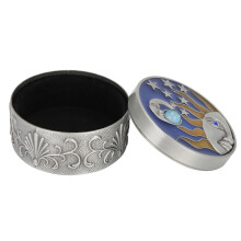 Vintage Mond- und Stern-Schatzkästchen - Legierung-Geschenkbox, kein Rost oder Verblassen