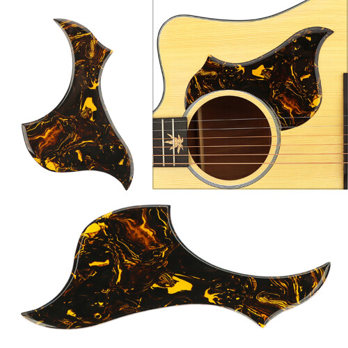 Professional Guitar Guard PVC Scratch Resistant Pickguard Yellow 1