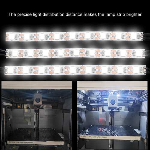 5V 12W LED Light Strip for 3D Printers - Energy & Power Saving 2