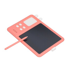 Tavoletta di scrittura con schede flash parlanti, rosa, 200 mAh, ABS