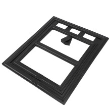 Bite Resistant Pet Screen Door for Dogs 29x24x1.5cm Lockable Mesh Screen