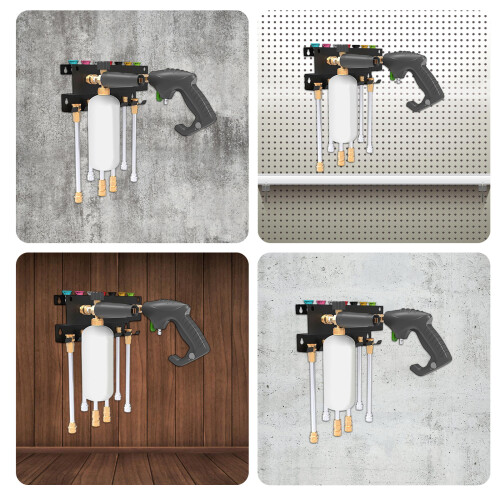 Streamlined Wall Mount Pressure Washer Holder for Pressure 1