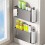 Self Adhesive Storage Box Kitchen Cabinet Door Organiser for 2