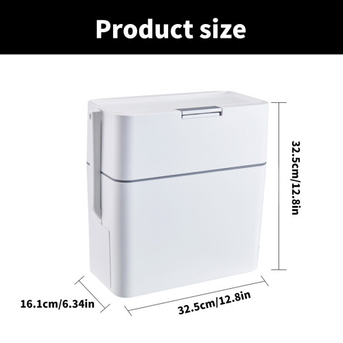 Household Trash Can Rectangular Trash Bin Automatic Packaging 2