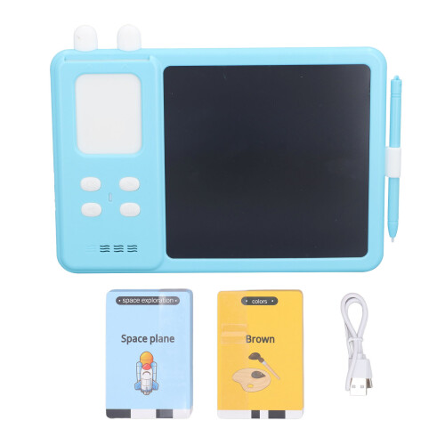 Tablet di flashcards parlanti blu 200 mAh litio 1