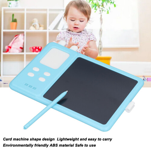 Tablet di flashcards parlanti blu 200 mAh litio 2