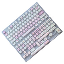 136Keys Cute Rabbit MOA Profile Keycap PBT DYE-Sub Keycap for